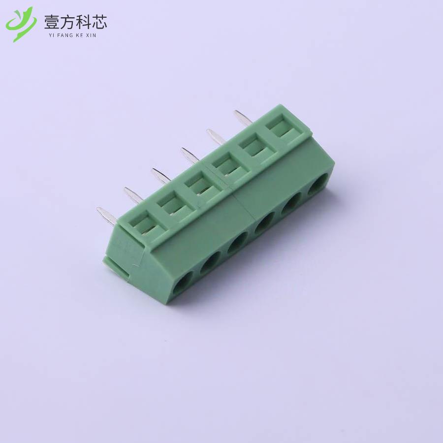 原厂原装WJ127-5.0-6P 螺钉式接线端子 6Pi