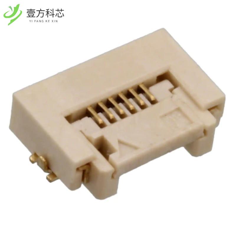 原厂原装1775333-6 CONN FPC BOTTOM 6POS 0.50MM