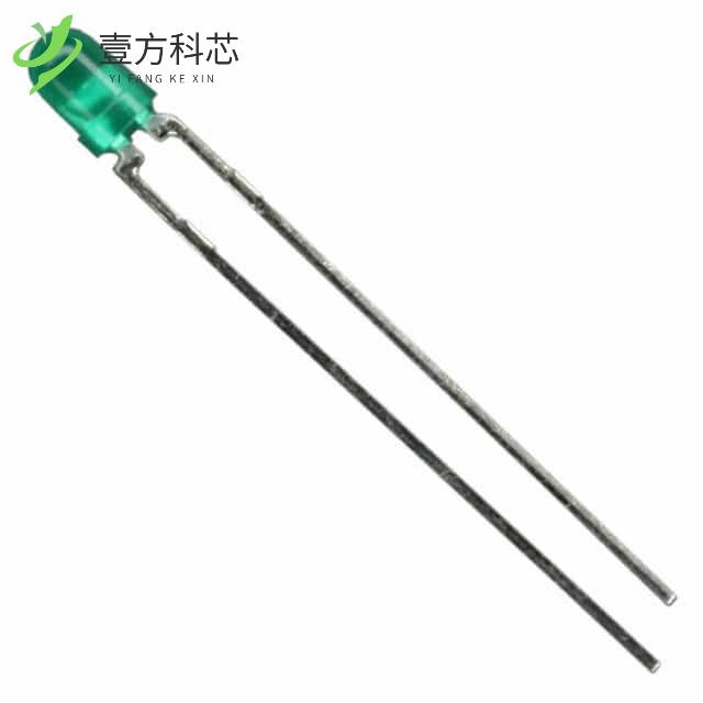 原厂原装HLMP-1503-D0000 LED GREEN DIFFUSED T-1