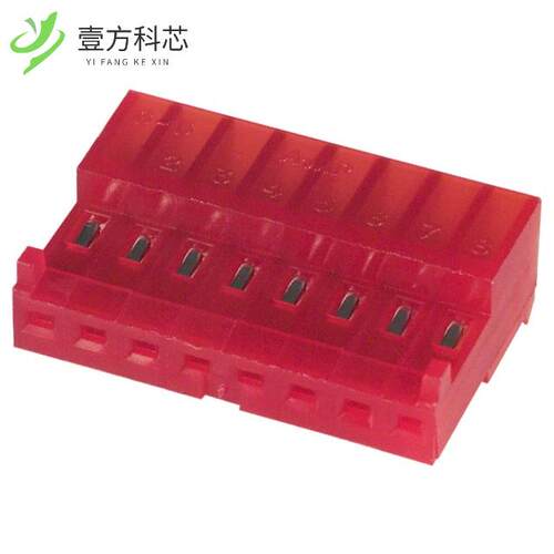 原厂原装3-643813-8 CONN RCPT 8POS IDC 22AWG TI