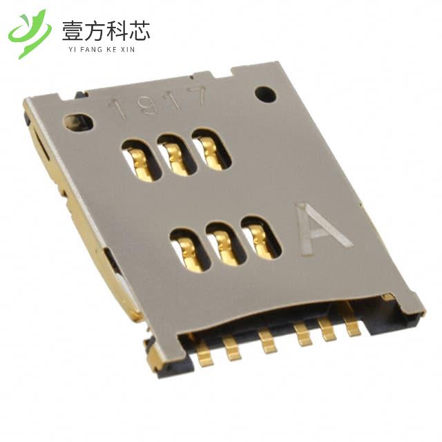 原厂原装SF9W006S4AR1200 CONN SIM/SAM CARD PUSH