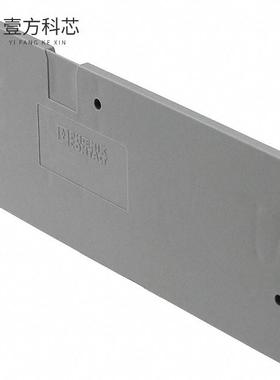 原厂原装3036767 CONN TERM BLK END PLATE GRAY全新正品