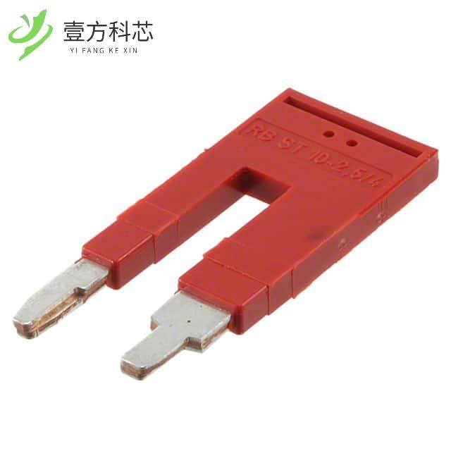 原厂原装3030873 JUMPER TERM BLK 2POS FLAT PIN全