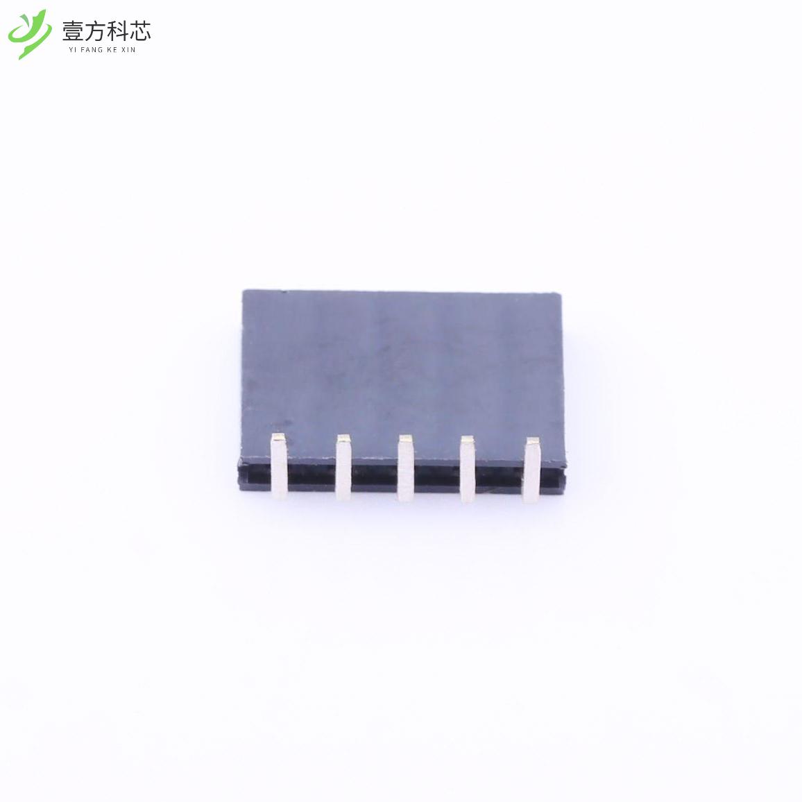 原厂原装2.54-1*5P弯母 2.54mm 1x5P全新正品