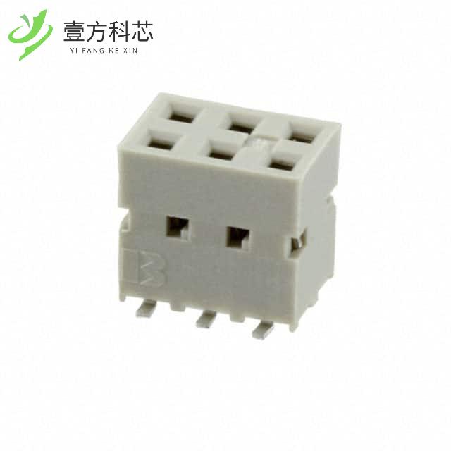 原厂原装89898-303ALF CONN RCPT 6POS 0.1 GOLD S