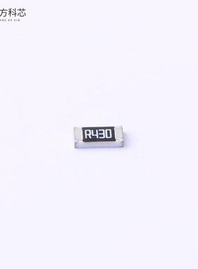 原厂原装HoCS1206-430mR-1%-TCR200 430mΩ ±1%全新正品