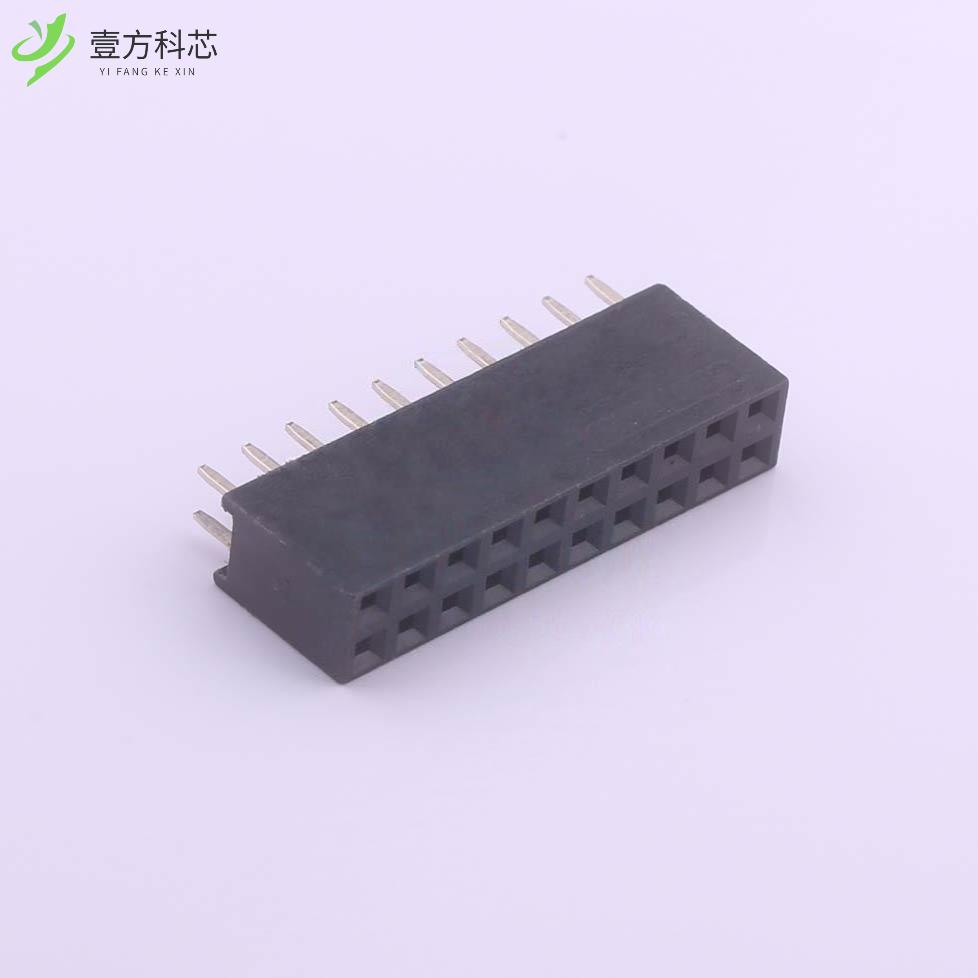 原厂原装DS1023-2*10SF11 2.54mm 2x10P 黑色,镀