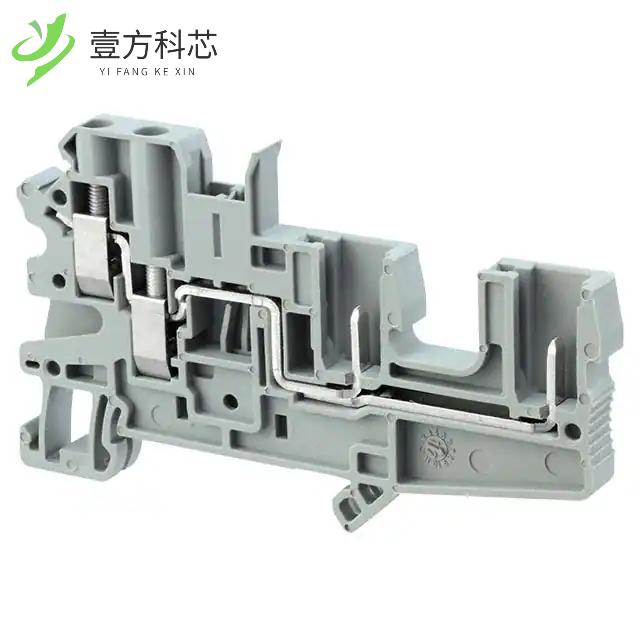 原厂原装3060296 TERM BLK PLUG 4POS 6.2MM GRAY全