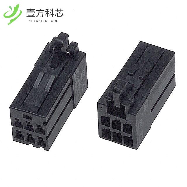 原厂原装2-1318119-3 CONN RECEPT 6POS DUAL KEY-