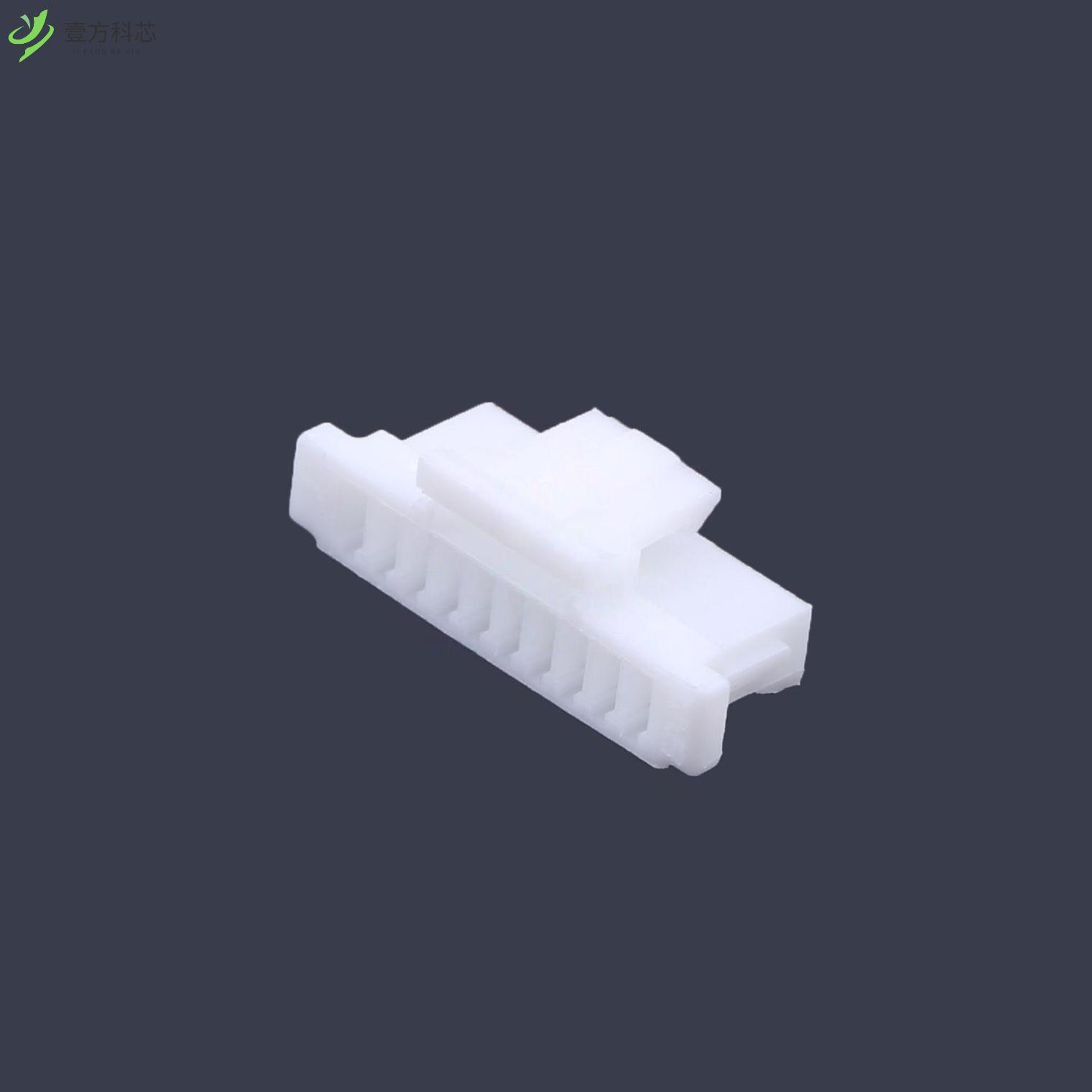 原厂原装X1002H-10L-N0HF 1mm 1x10P 带耳朵胶壳