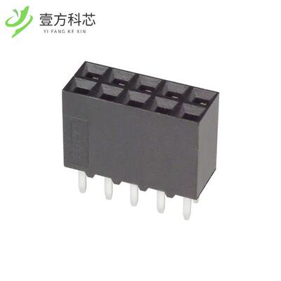 原厂原装534206-5 CONN RCPT 10POS 0.1 GOLD PCB全