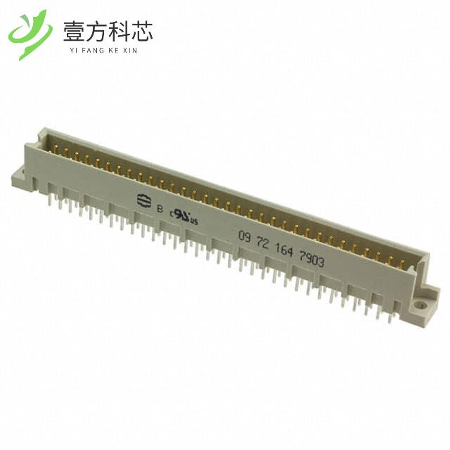 原厂原装09721647903 CONN DIN HDR 64POS PCB GOL