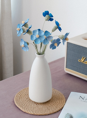 紫罗兰干花花束家居客厅装饰摆件ins天然真花diy插花花材拍摄道具