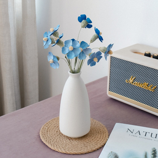 紫罗兰干花花束家居客厅装饰摆件ins天然真花diy插花花材拍摄道具