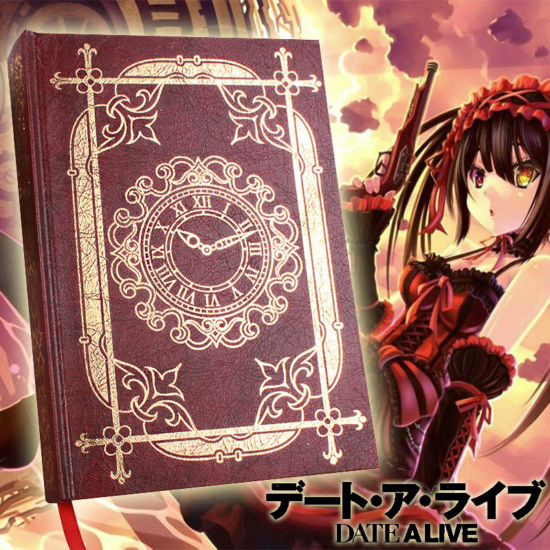 时崎狂三周边笔记本约会大作战记事本魔法阵学生动漫初音未来日记