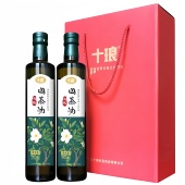 广西寿乡巴马有机山茶油500ML 2瓶十琅山茶油礼盒装