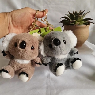 毛绒挂件钥匙扣懒萌考拉玩偶包包挂件可爱树袋熊考拉公仔饰品玩偶