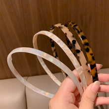 豹纹复古法式发箍网红2025年新款百搭外出醋酸头箍发卡森系超仙女