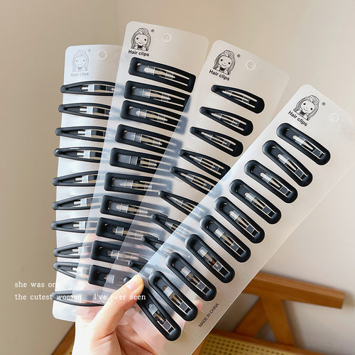 黑色刘海碎发夹子顶夹后脑勺bb夹