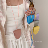 多巴胺皮质磁吸眼镜夹女2025新款 挂脖长款 配饰轻奢小众卫衣毛衣链