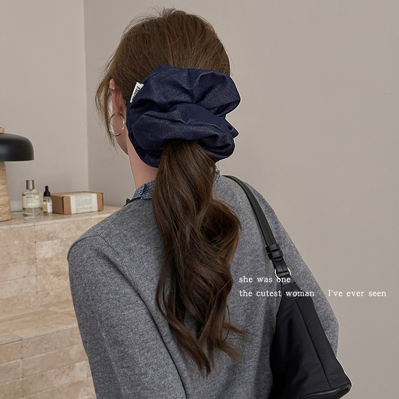 韩系慵懒风布艺大肠发圈女发绳