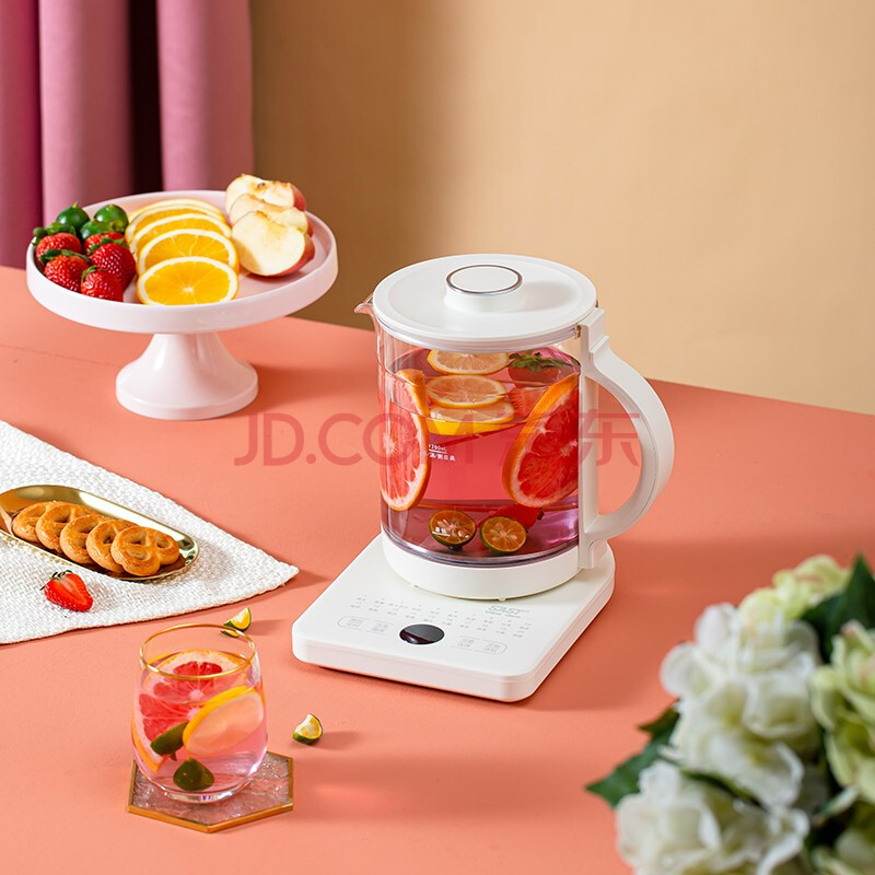 SAST养生壶电水壶热水壶煮茶器蒸蛋器玻璃壶药膳壶咖啡壶