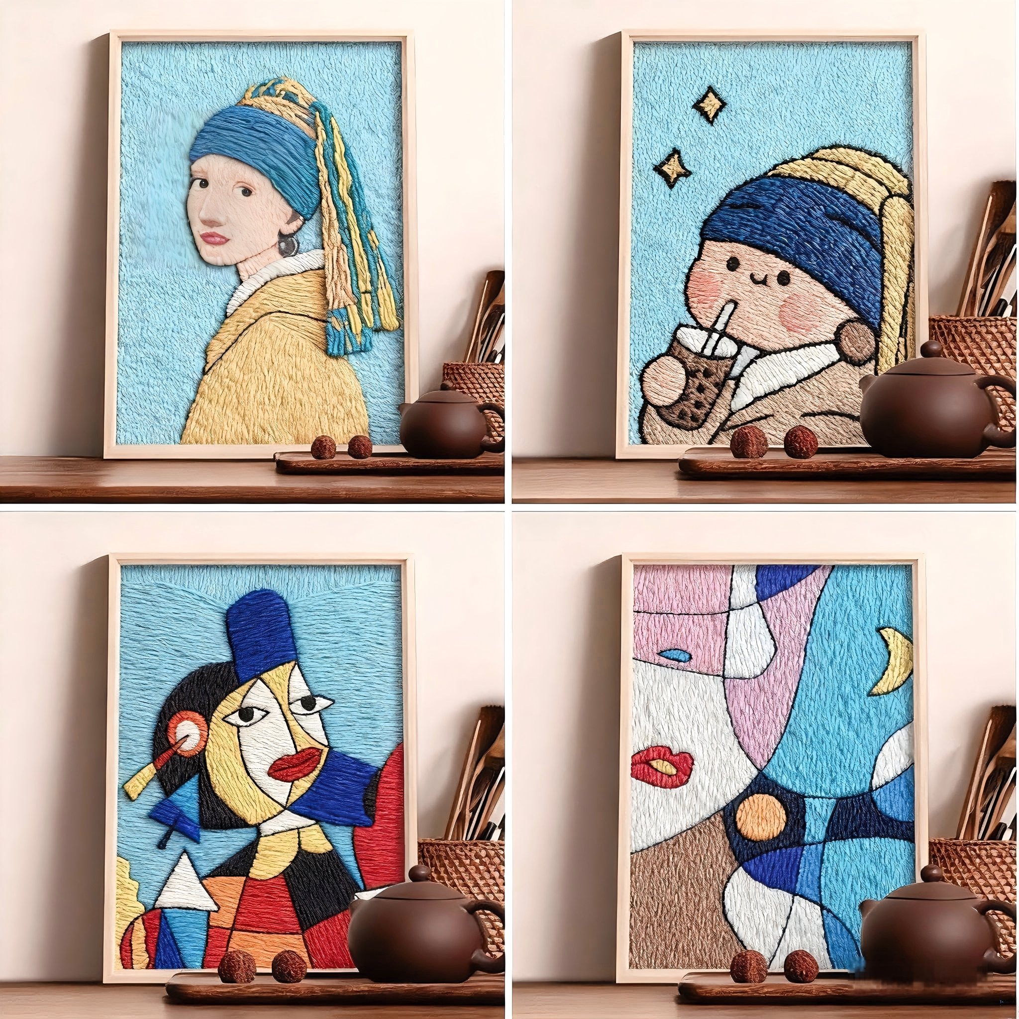 纸浆画全套材料包儿童手工diy