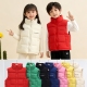儿童马甲冬季 洋气保暖背心 加厚坎肩女童羽绒棉马甲外穿中大童韩版