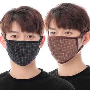 加厚保暖透气学生面罩 秋冬季 口罩韩版 女可爱棉布可水洗男潮款