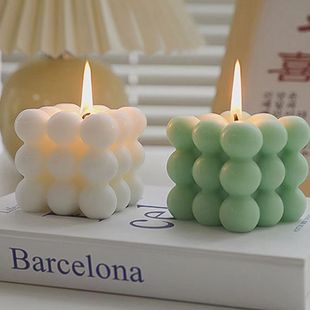 香薰蜡烛泡泡魔方香氛candle创意手工伴手礼造型摆件女生礼物