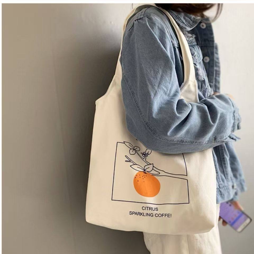 帆布包女帆布包学生上课书包背心款简约百搭大容量手提袋单肩包,箱包皮具/热销女包/男包,时尚帆布包,淘宝优惠券,粉丝福利购,淘宝优惠卷