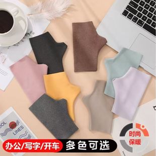 宝宝保暖手套德绒发热半指冬天男女儿童上学习写字薄款专用6-13岁