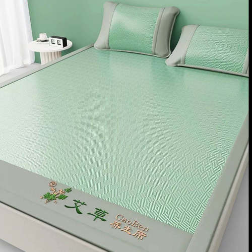 夏季凉席裸睡家用双人床可折叠