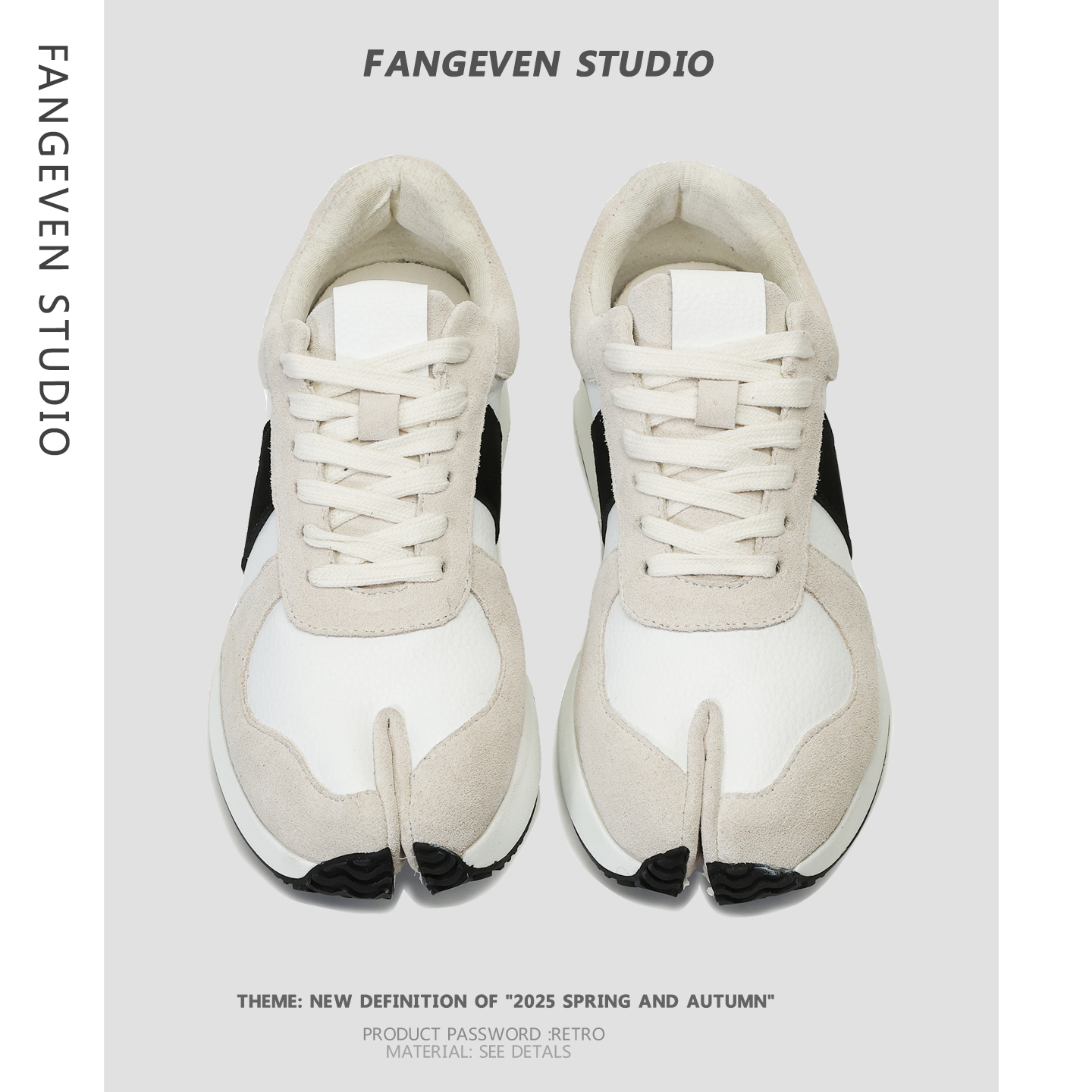 FangEven复古分趾德训鞋