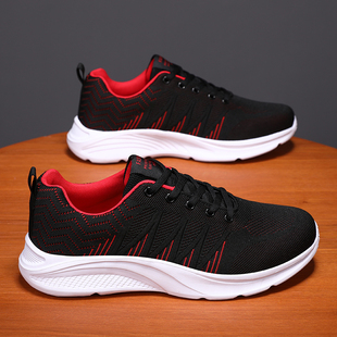 新款男鞋初中学生运动鞋男透气网鞋青少年网面防滑跑步鞋男士旅游