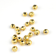 DIY Jewelry Accessories gold frosted faceted round beads beads beads Tibetan silver insulation semi-finished product size range