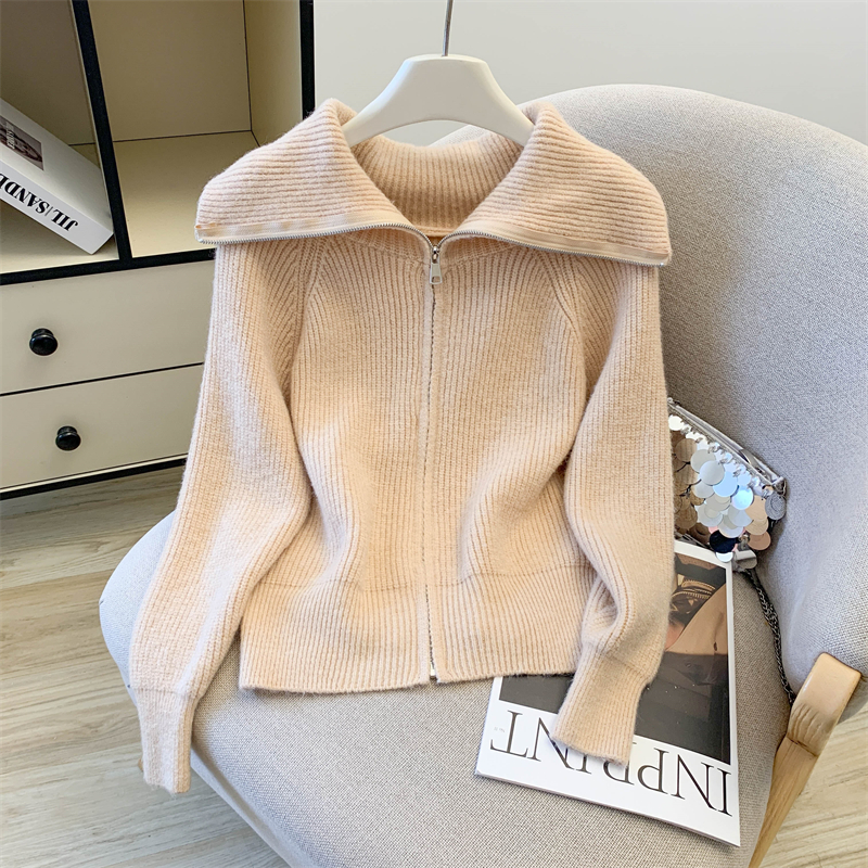 针织开衫外套女时尚洋气韩系慵懒风毛衣女宽松,女装针织衫/毛衣,衣嘉衣服饰 针织开衫外套女时尚洋气韩系慵懒风毛衣女宽松,女装针织衫/毛衣,衣嘉衣服饰