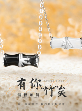 轻奢项链情侣生日礼物