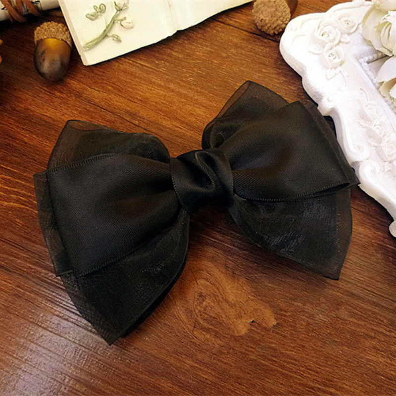 手工蝴蝶结发夹古典风头饰品女士