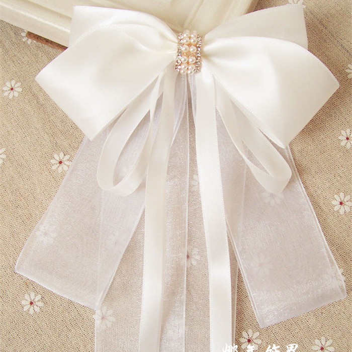 古装长飘带蝴蝶结镶钻伴娘满