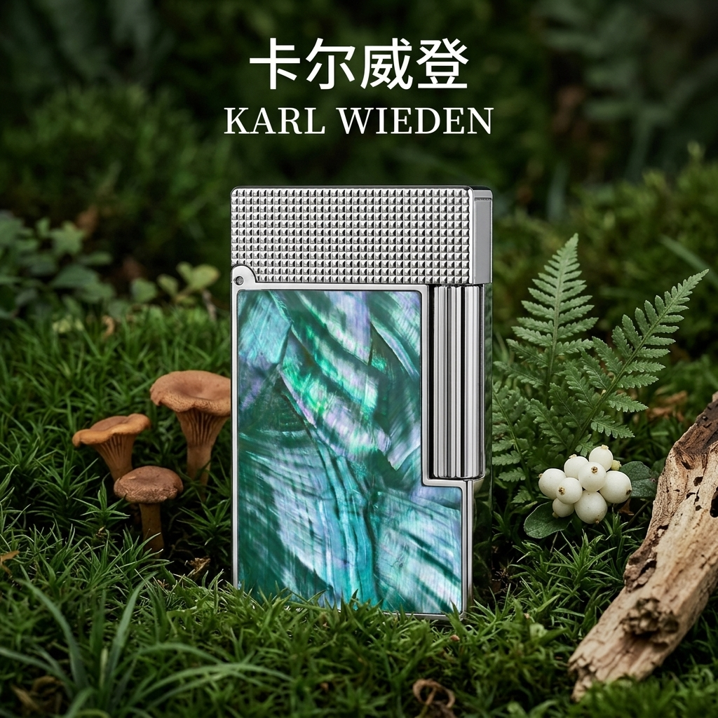 KW卡尔威登朗声煤油打火机高级送男友生日礼物彩贝银绿商务情人节