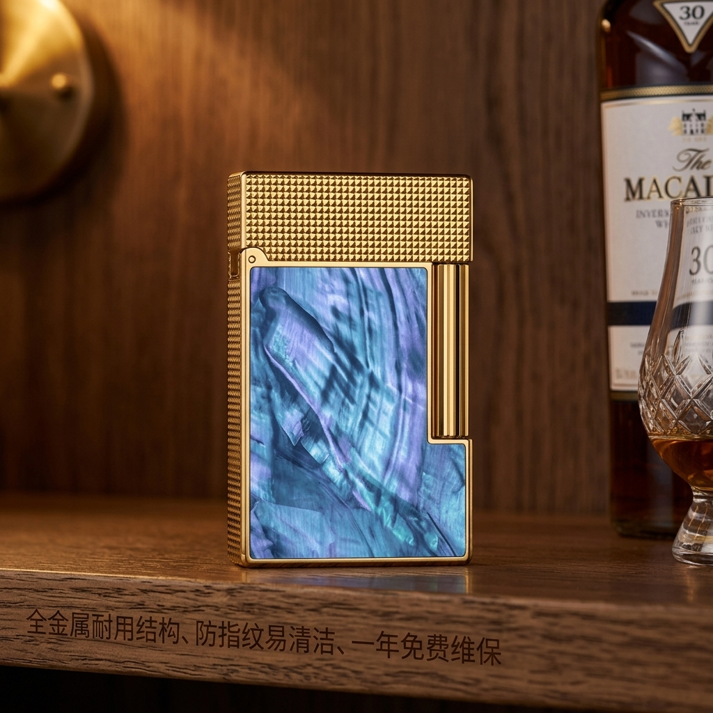 KW卡尔威登朗声煤油打火机高级送男友生日礼物彩贝金蓝商务情人节