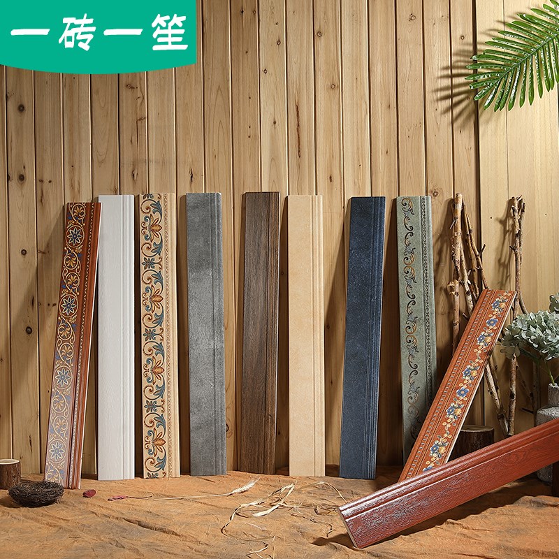 客厅卧室仿木纹走边线仿古瓷砖