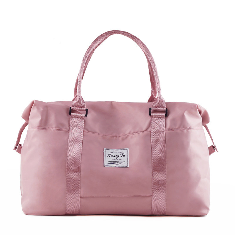 大容量女士手提旅行包轻便收纳网红行李包套拉杆包防水旅游尼龙包