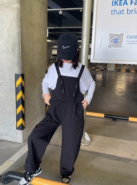 2021ss原创定制夏款初秋儿童男女童宽松背带裤 中性款