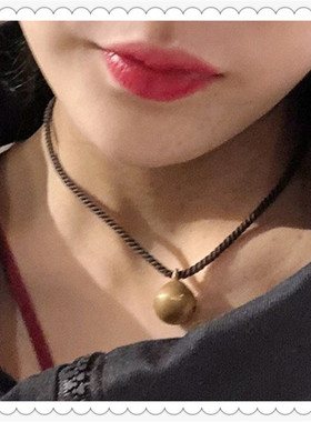 项链铃铛项链大铃铛脚链