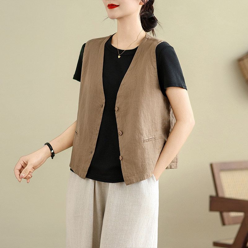 中年文艺复古宽松上衣女