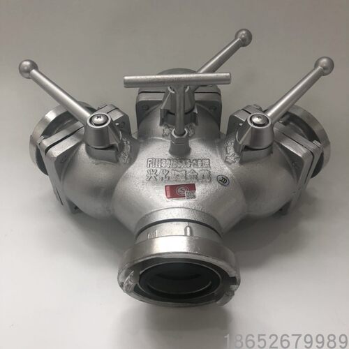 茂鑫牌消防二分水器 FII65/65*2比武轻型高压三分水器FIII80/65*3