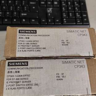 0XE0 全新原装 1XC10 仅开封6GK7343 全新 正品