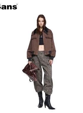 24ANS LTD一直备受海外明星时尚博主青睐 | 豹纹还洗水牛仔裤